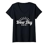 Photo Gallery donna birra brewer homebrew craft birra brewing ufficiale brew day maglietta con collo a v Photo Gallery donna birra brewer homebrew craft birra brewing ufficiale brew day maglietta con collo a v