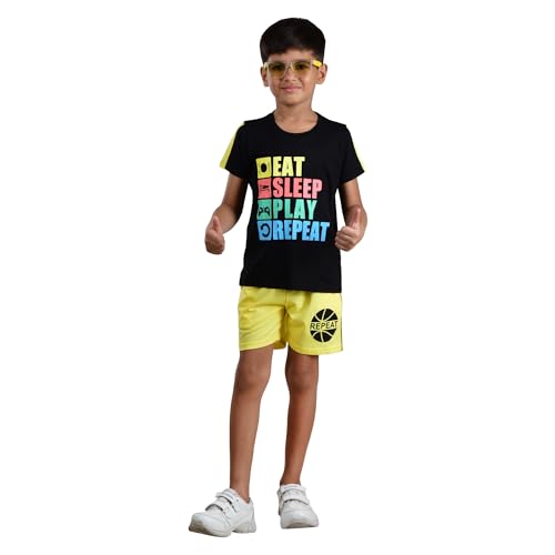 Image of Clothe Funn Boys Coordinate Set, Tshirt Shorts Set