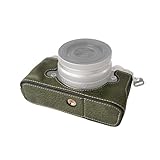 Daconovo ポータブルカメラ保護ケース レトロスタイル カメラケースホルダー キャリーバッグ 底部開口部デザイン ショルダーストラップ付き For ニコン Z fc カメラ用交換品