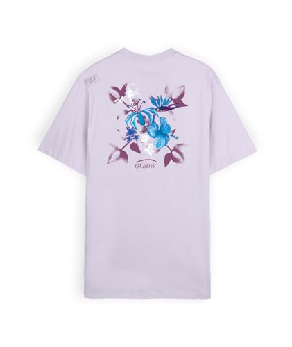 OXBOW Tee-Shirt Manches Courtes TEFLA Ete 2026 Manches Courtes, Col Rond, Motif sur Le Dos
