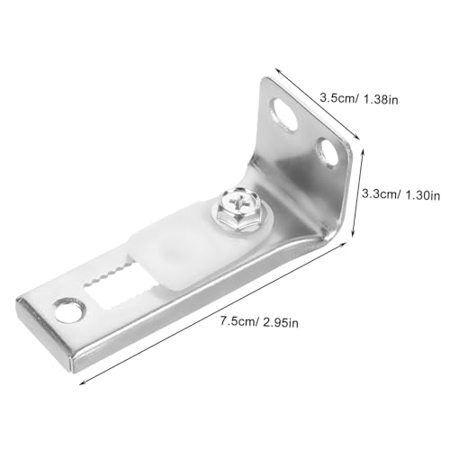 Kit de herrajes para puertas correderas y plegables WOONEKY de acero inoxidable, 12 piezas miniatura 3