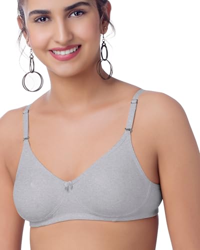 Image of Brida Breathable Cotton Non-Padded Transparent Bra - Comfortable, Stylish, and Lightweight Lingerie for Women - Monica