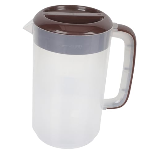 healvian 家用冷水壺 大容量 耐低温冷蔵庫対応 飲料用ピッチャー フルーツティー ジュース容器 シンプル設計 素材で清潔な飲料保管