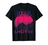 Lhotse Retro Montaña Senderismo Turista Nepal Camiseta