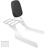 Sissybar Passenger Backrest and Luggage Rack for Honda Shadow Spirit VT750C2 Phantom VT750C2B 2010-2025(Spirit VT750 Chrome)