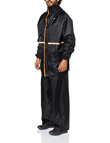 Multilaser Capa De Chuva + Calça Racer Moto M Com Forro E Impermeável Preta Atrio - Mt0