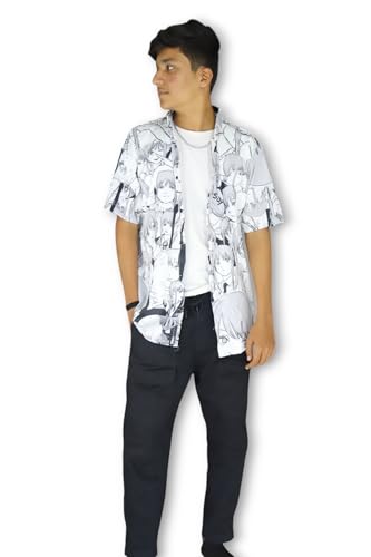 Image of Anime Shirt - Gojo Satoru Baby Print | Unisex Casual Half Sleeve Shirt | Jujutsu Kaisen Inspired Oversized Anime Wear