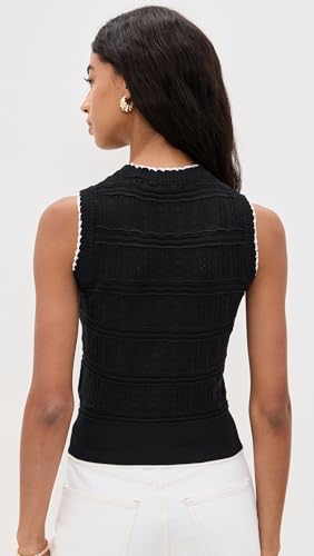 Madewell Women's Mixed Stitch Sleeveless Sweater3