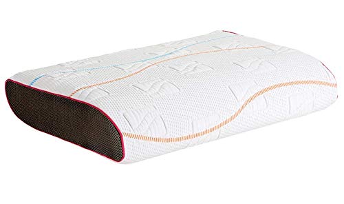 M line | Pillow You Fuchsie | Kopfkissen - Memory Foam Hochwertige Baumwolle - Fuchsie - 55 x 35 x 9 cm Cover