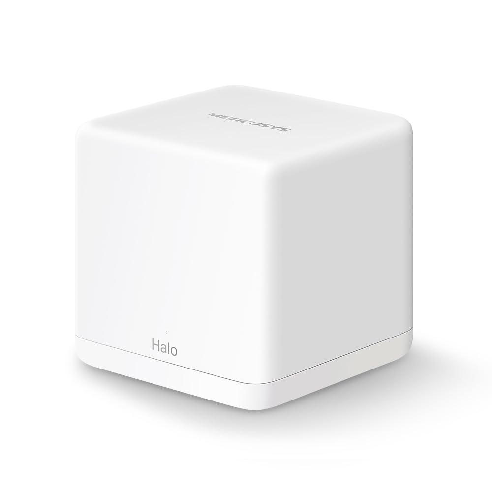TP-Link WiFi Mesh Double Bande AC1300 Mbps, 2 Ports Ethernet Gigabit, Mode routeur et Point d'accès, 1 pièce, Mercusys Halo H30G (1-Pack)