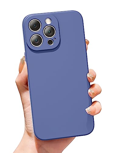 Facweek Liquid Silicone Case Compatible With Iphone 14 Pro Max Case Full Body Protective Cover, Shockproof, Slim Phone Case, Anti-Scratch&Fingerprint Drop Protection 6.7 Inch(Nightblue) #TOP5