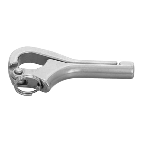 Gogogmee Stainless Steel Boat Fastener Marine Quick Release Fastener Lifeboat Release Hook Self-Locking