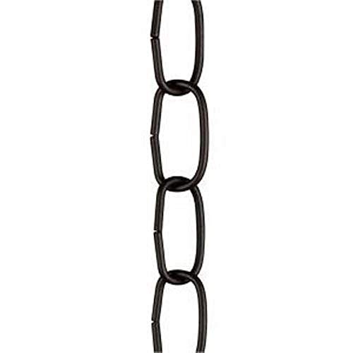 Image of Kichler Accessory Chain Standard Gauge Hanging Lamp Chain Support up to 26 lbs with Anvil Iron Finish for Ceiling Light Fixtures (1 inch x 36 inch), 2996AVI