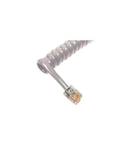 6 Pack GCHA444025-FGY / 25' DOLPHIN GRAY HC (Catalog Category: Telephone Accessories / Line Cords & Handset Cords)