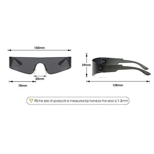 EQNSMDTGZ Okulary Przeciwsłoneczne Damskie Okulary Przeciwsłoneczne Sportowe Na Zewnątrz Odblaskowe Hip-Hop Vintage Spersonalizowane, Kolor niebieski, 70AA