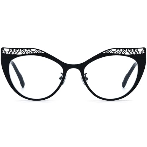Image of FONEX Colorful Pure Titanium Glasses Frame Women Retro Round Eyeglasses