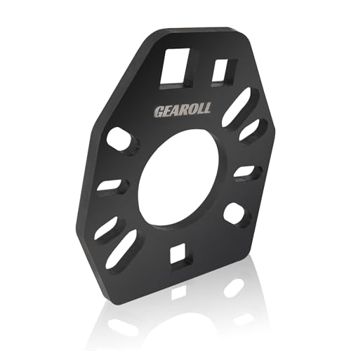 GEAROLL Stainless Steel Pinion Yoke Wrench Tool for Loosening Pinion Flange and Nuts Fits for Most Sockets Extra 1/2 Hole Fits Most Sockets Works with Various Styles of Yokes Axles Flanges