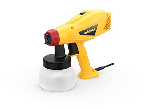 WAGNER Rociador de Madera y Metal W 125, para lacas y Barnices, Uso Interior y Exterior, 5m² en 10 min, Capacidad de 600 ml, 350 W