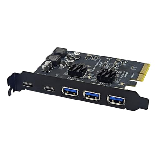 Carte Riser PCI-E 4X USB3.2 GEN2 Multiplier les Ports de Votre Ordinateur à 10Gbps