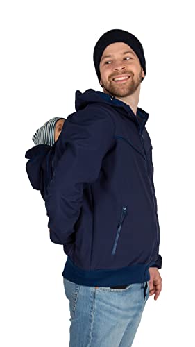 Viva la Mama - Männerjacke zum Babytragen Vorn und Hinten,...