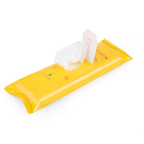 Image of Wet Ones for Pets Multipurpose Dog Wipes with Aloe Vera, Tropical Splash Scent - Extra Large Pet Bathing Wipes with Wet Lock Seal for Paws and All-Over Use, 10 Count - 3 Pack