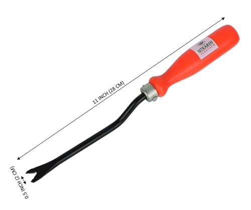 Utkarsh Garden Pruner Cutters, Gloves, Big & Small Hand Trowels, i Weeder, Cultivator, Fork for Indoor/Outdoor Gardening Tools Set for Soil | Durable Home Garden Tools Combo - Pack of 7 Tools