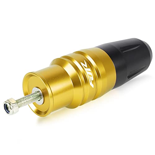 Antikollisionsschutz Motorrad CNC Zubehör Auspuff Sturzpads Crash Pads Fallschutz Für Yamaha FJR 1300 1200 FJR1300 A AS ABS 2003(Gold)