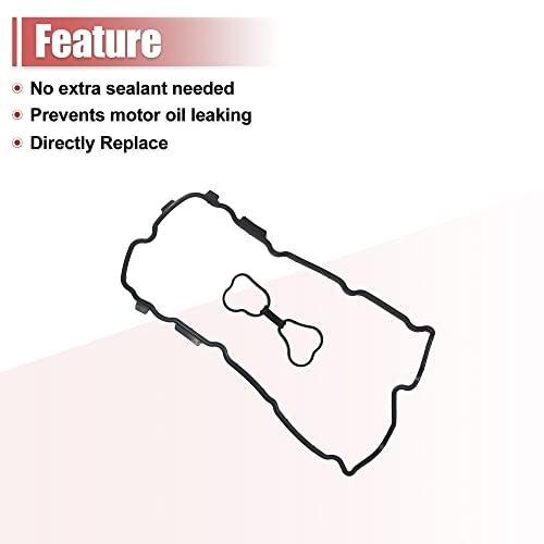 Image of X AUTOHAUX 1 Set VS50770R A3270-JK20B A3270-JK20A Engine Valve Cover Gasket for INFINITI G35 3.5L 2007-2008 for INFINITI FX35 3.5L 2009-2012