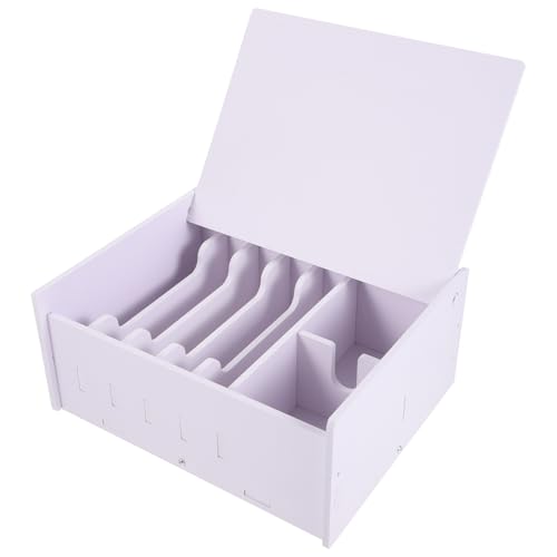 Tofficu Caja organizador de efectivo organizador de bolsas moneda registro cesta accesorio de dinero del banco estuche de almacenamiento resistente al desgaste de polivinilo