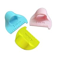 Finger Sewing Ruler, Easy Stitching Tool & Quilting Templates,Hand Stitch Spacing Tool for Even,Consistent Stitches DIY Sewing Guide for Patchwork, Mending, and Embroidery(3 Sizes )