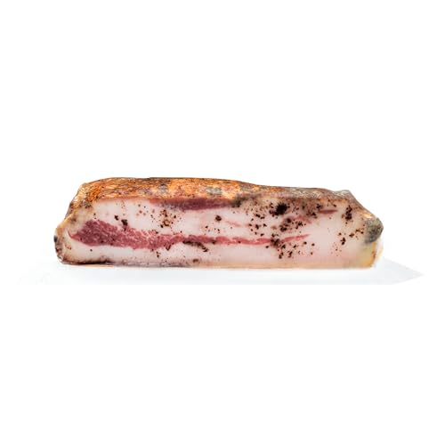 Sanniti Guanciale Chub, 5 oz (0.36 lbs) each | Pack of 2 | Italian Guanciale