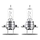 Osram Night Breaker Silver H7, +100% mehr Helligkeit, Halogen-Scheinwerferlampe, 64210NBS-HCB, 12V Pkw, Duo Box (2 Lampen)
