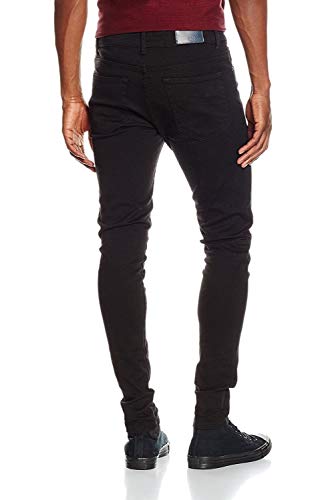 ENZO Mens Super Skinny Slim Fit Stretch Denim Retro Jeans Pants