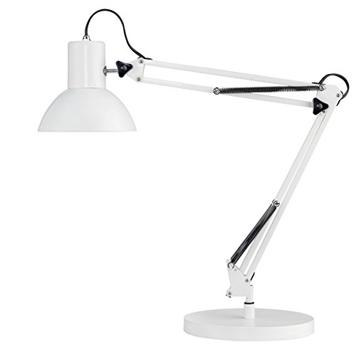Preisvergleich Produktbild UNiLUX Tischleuchte SUCCESS 66, Klemme Sockel, weiß