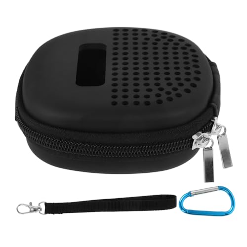 BESTonZON Audio Storage Box Speakers Speaker Decorative Case Speaker Sleeve Speaker Protective Case Speaker Bag Speaker Travel Case Storage Bag Speaker Pouch Speaker Cover PVC Black