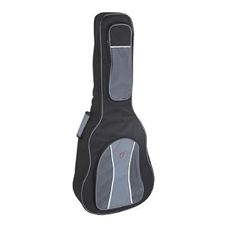 Ortola 5567 Housse pour Guitare Jumbo 20 mm Noir - Les Beatles, Paul McCartney, John Lennon, RIngo Starr, George Harrison