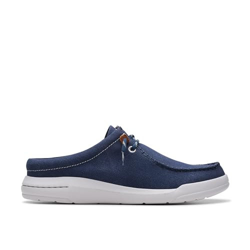 Mocasín plano Clarks Driftlite Surf de hombre en ante marrón y suela ligera