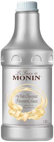 Monin White Chocolate Sauce, 1.89 Litre