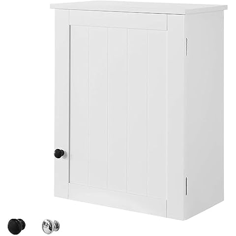 SoBuy® BZR19-W Meuble Haut de Salle de Bain Cover