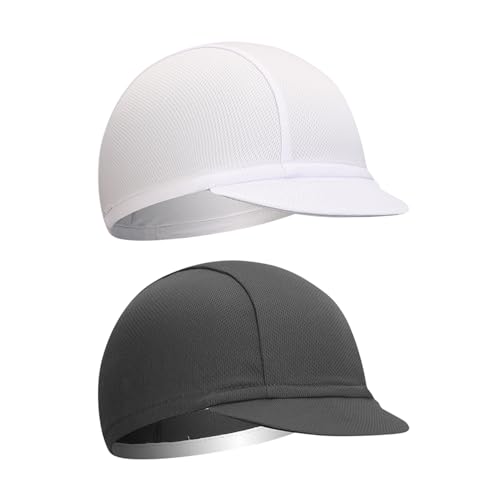 2 Pezzi Di Cappello Di Protezione Solare, Cappello Più Comodo E Traspirante, Ciclismo, Dispositivi Sportivi All'Aperto, Crema Solare (Nero, Bianco).