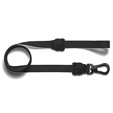 ZEE.DOG | Coleira para cães | Coleira elegante para cães | Coleira macia com gancho que trava para segurança extra. (Gotham, grande)