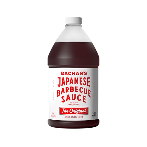 Bachan's Japanese Barbecue Sauce - Original, 85 Oz, Half Gallon Jug, Cold-Filled, Non GMO, No...