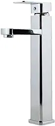 Pingoo.casa, Torneira Banheiro Misturador Monocomando Alta Madeira - Cromado