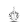 Pandora ME Charm médaillon Roue du zodiaque en argent sterling avec zircones cubiques transparentes #1