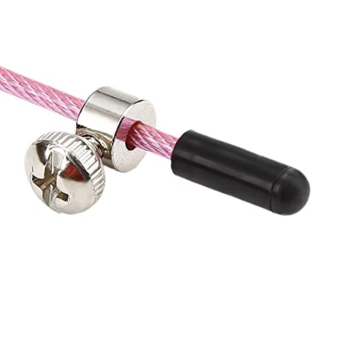 XIANGFATS Skakanka Regulowany Ćwiczenie kieszonkowe fitness dorosły przenośny sprzęt fitness skakać liny kieszeń skakanka boks skoki crossfit, sportydia (Color : Pink)