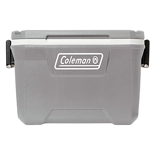 El Mejor Listado de Neveras favoritos de las personas. 42 Coleman Hielera Serie 316 52QT – 49,21 litros, Color Gris, Capacidad hasta 80 Latas