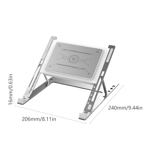 Almohadilla refrigerante para notebook con velocidad ajustable y diseño ergonómico miniatura 5
