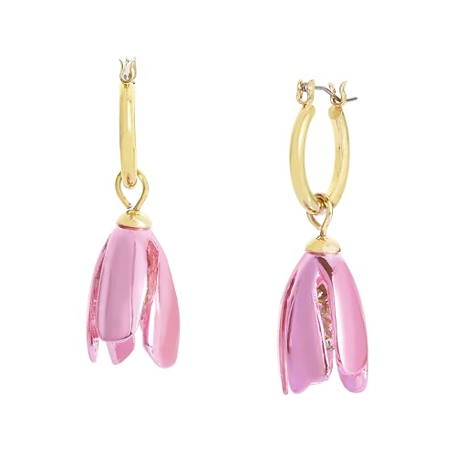 Betsey Johnson Women's Garden Glam Tulip Huggie Earrings