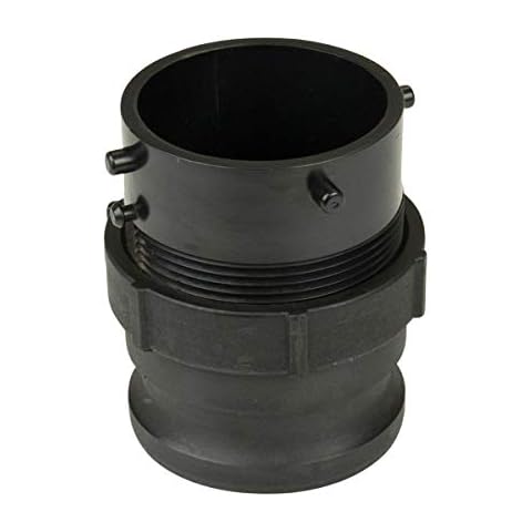 Lippert Components 360785 Waste Master RV Sewer Hose Male Bayonet Fitting Converter , Black Cover