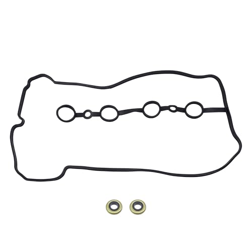 Image of HiSport Valve Cover Gasket Set - Compatible with Scion 2004-2006 xA 2004-2006 xB Compatible with Toyota 2000-2005 Echo 2001-2009 Prius 2012-2019 Prius C 2006-2019 Yaris 1.5L - Replace VS50624R